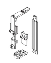 PASADOR ANGULAR HOJA PASIVA OSCILOBATIENTE GIESSE
