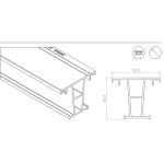 PERFIL TAPETA PERFIL EXL-14406 G RAIL PRO 5000 MM