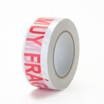 PRECINTO EMBALAJE PP132*50 IMPR MUY FRAGIL BL/ROJO