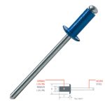 REMACHE ALU  4 0X10 PLATA9006 [CAJA 500 UND] €/100