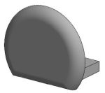 REMATE PASAMANO CORTIZO REDONDO 66 U 51 RAL 9006