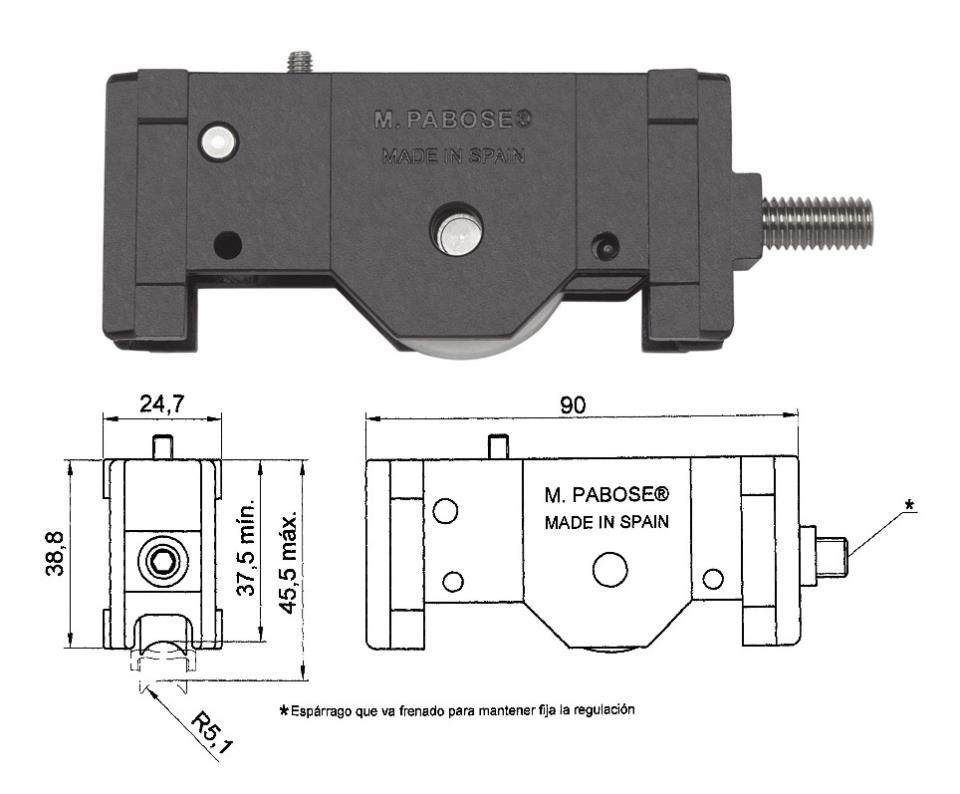 RUEDA REG  ROD AGUJA PABOSE  AL14/6500 G-R34/5-A