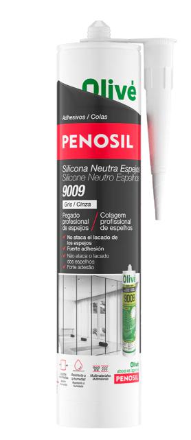 SILICONA 9009 NEUTRA GRIS ESPEJOS PROF  300ML [12]