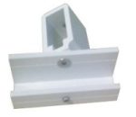 SOPORTE REMATE VIDRIO 40X20 REGULABLE NEGRO