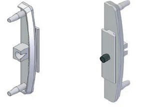 SOPORTE TRAVESAÑO 9903 MOSQUITERA CORREDERA NEGRO