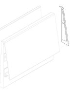 TAPA BARANDILLA DERECHA  EXL-13326  ANOD PLATA