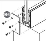 TAPA P  BARANDILLA  EXL-14068  ANODIZADO NEGRO