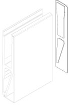 TAPA P BARAN 13422  ANOD PLATA DERECHA