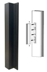 TIRADOR ASA MINIMALISTA LACADO NEGRO MATE  BAM