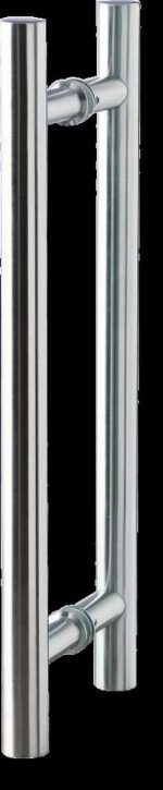 TIRADOR INOX 304 MHA REDONDO 25 mm 420MM INTERIOR