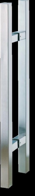 TIRADOR INOX 304 MHAMOD420 CUADRADO 350MM EXTERIOR