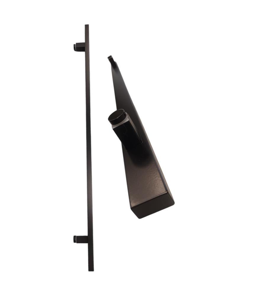 TIRADOR INOX TORREON RECTANGULAR 1000X30X20 NEGRO