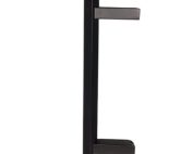 TIRADOR RECTANGULAR INCLINADO 500X30X20 NEGRO