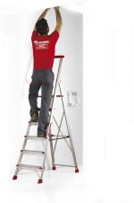 ESCALERA MOD  ELEGANCE 8 ESCALONES PELDAÑO ANCHO