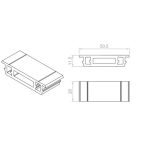 JUNTA EPDM CANA GLASS RAIL PRO - Caja de 15 und