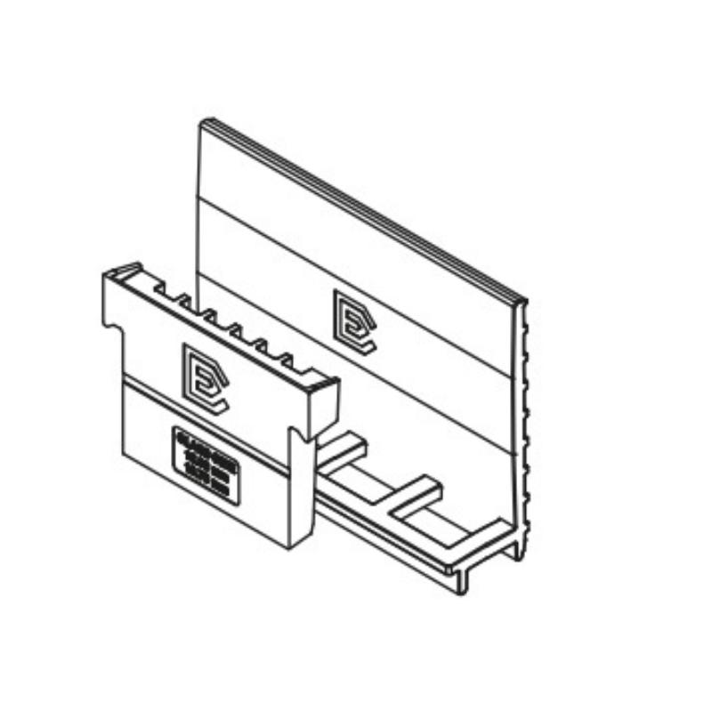 KIT ACRI VIDRIO 10 10 GLASS RAIL PRO B 20UND