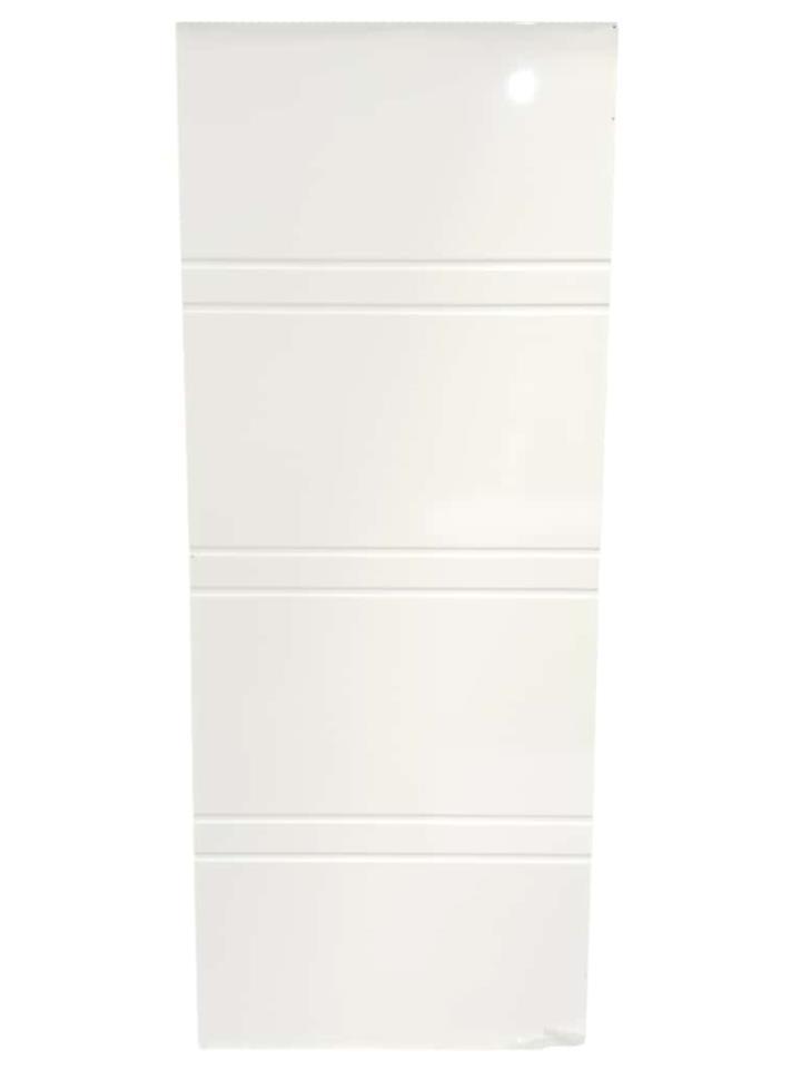 PANEL ATENEA 3H SIMETRICO DOBLE 2000X800X19 BLANCO