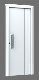 PANEL GARAJONAY 3 BLANCO 2000X800X20 SIN INOX