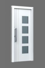 PANEL MODELO GARAJONAY 5 S/INOX 2000X800X23 BLANCO