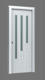 PANEL MODELO P29 2000X800X19 BLANCO 3 VIDRIOS