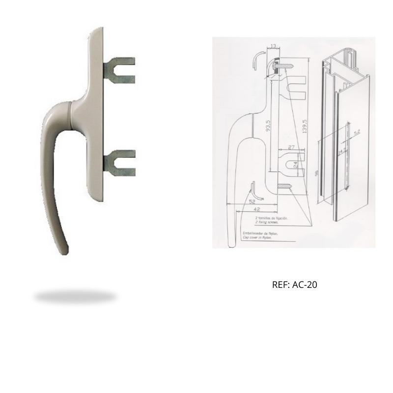 CREMONA REVERSIBLE GOLONDRINA APERT EXT BLANCO
