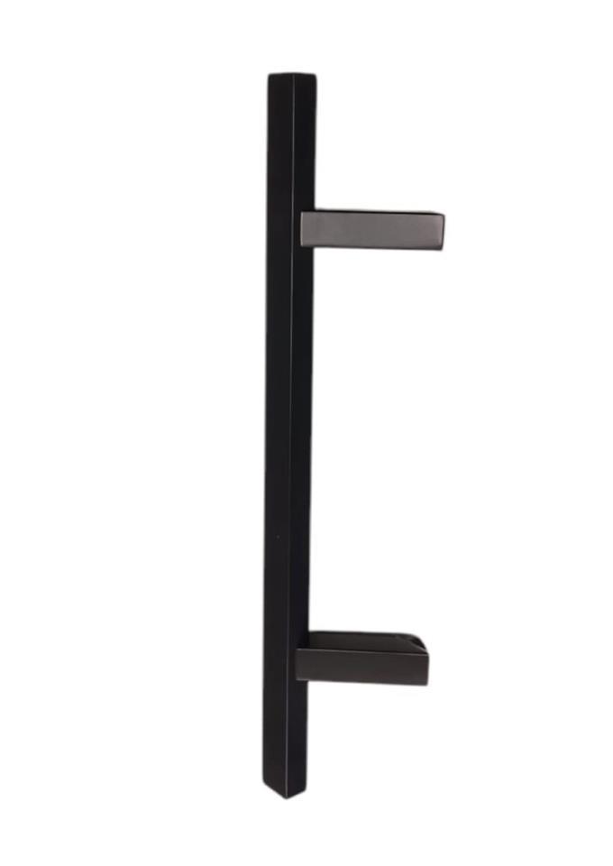 TIRADOR RECTANG  DOBLE INCLINADO 500X30X20 BLANCO